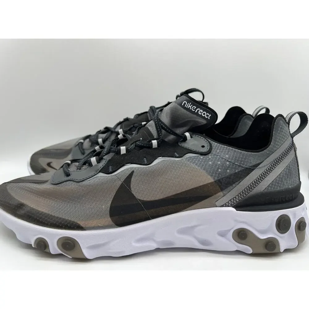 Nike React Element 87 Anthracite Black AQ1090-001 Size 15